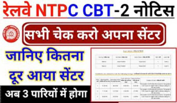 Railway RRB NTPC CBT 2 Phase II Admit Card