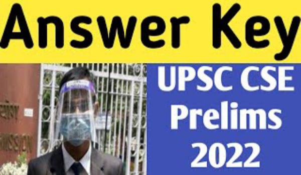 UPSC CSE Prelims Exam Answer Key 2022